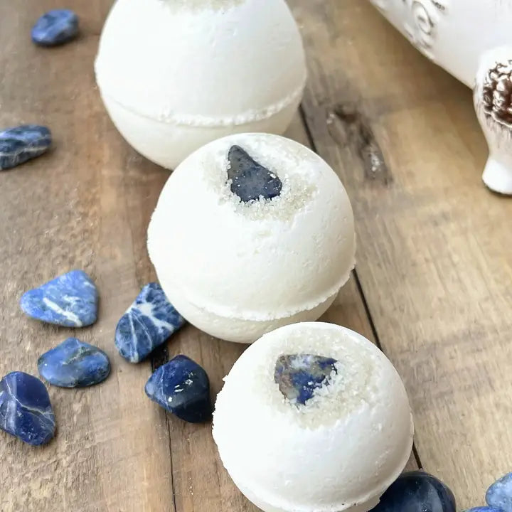 Sodalite & Sel Gris Bath Bomb