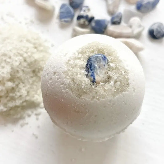 Sodalite & Sel Gris Bath Bomb