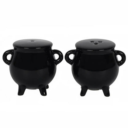 Gothic Cauldron Cruet Salt and Pepper Set