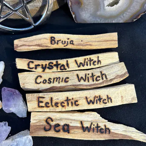 Hand Burned Palo Santo- the Sea Witch Collection