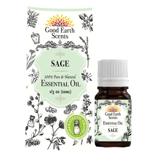 Good Earth Scents - Sage Essential Oil (10 Ml.)