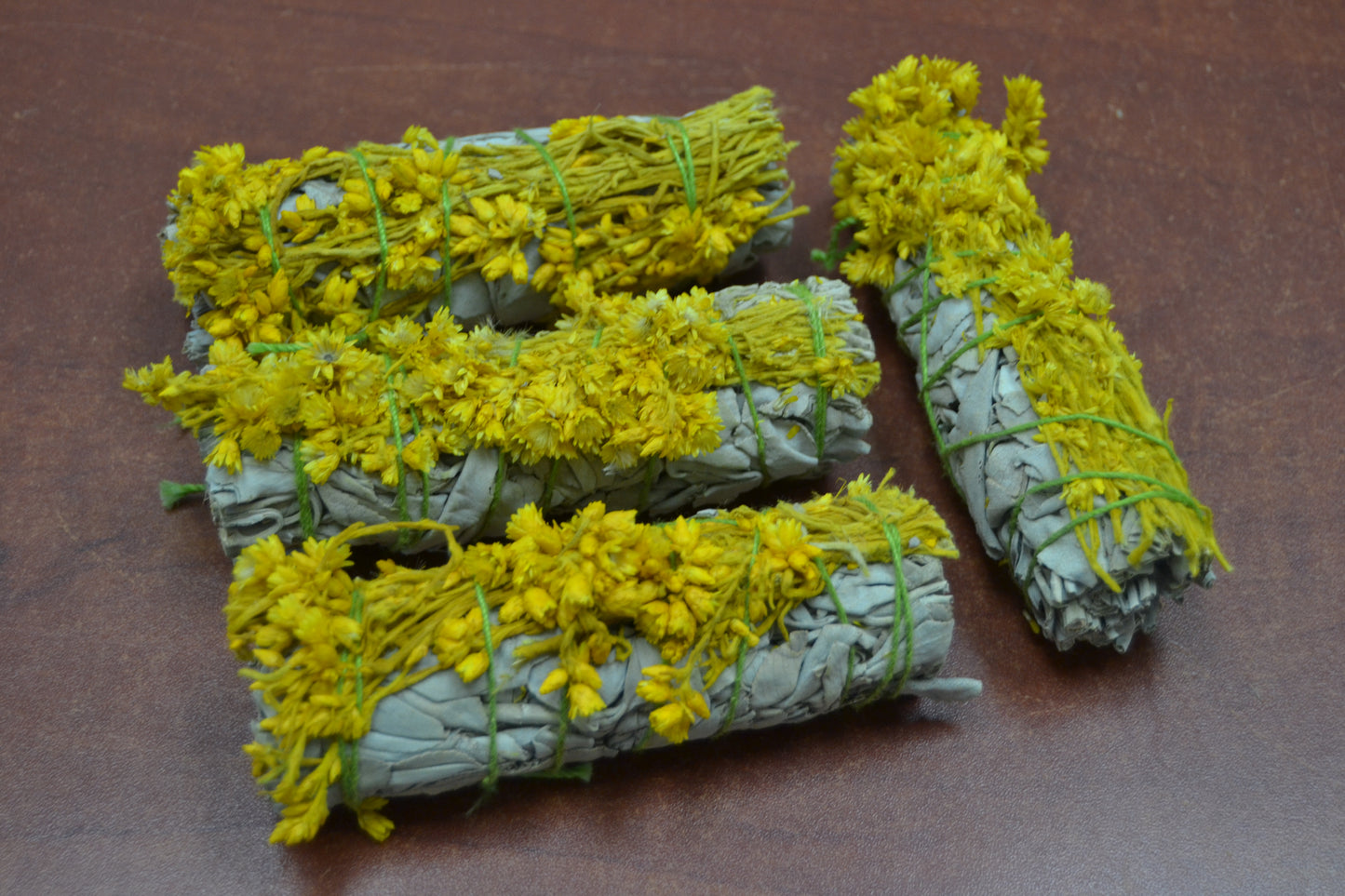 White Sage + Yellow Milacea Bundle Smudge