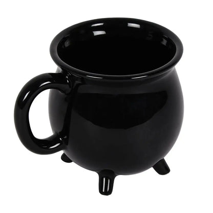 Blank Black Halloween Cauldron Mug