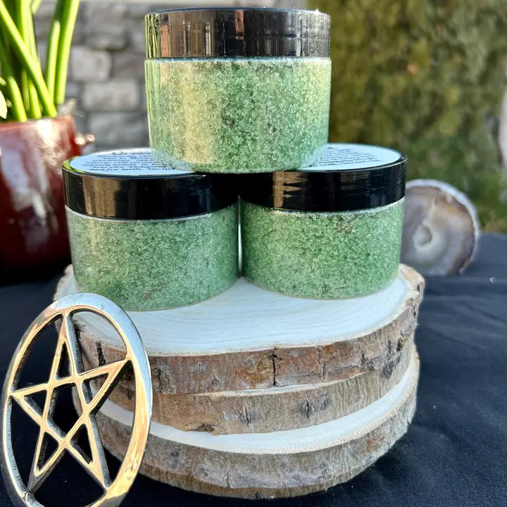 Green Witches Salt-Prosperity and Wealth 5oz