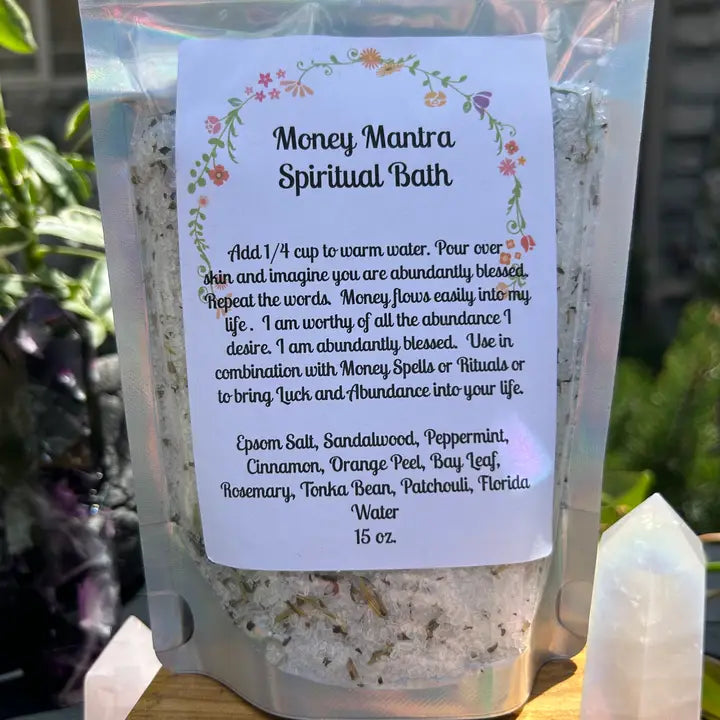 Money Mantra Spiritual Bath-15 oz