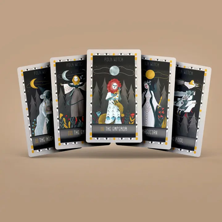 Witch Folk Tarot 78+2 Extra Cards Deck