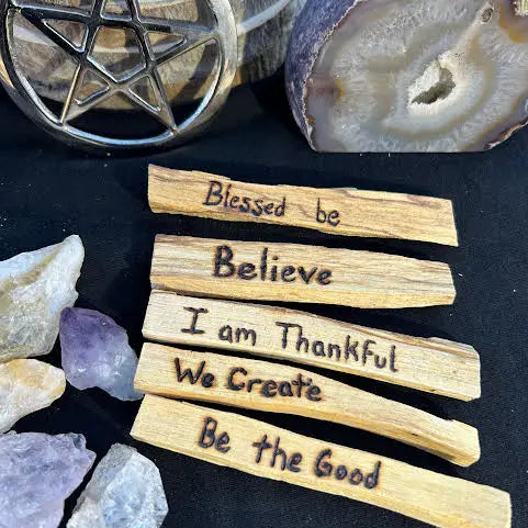 Hand Burned Palo Santo- Blessed Collection