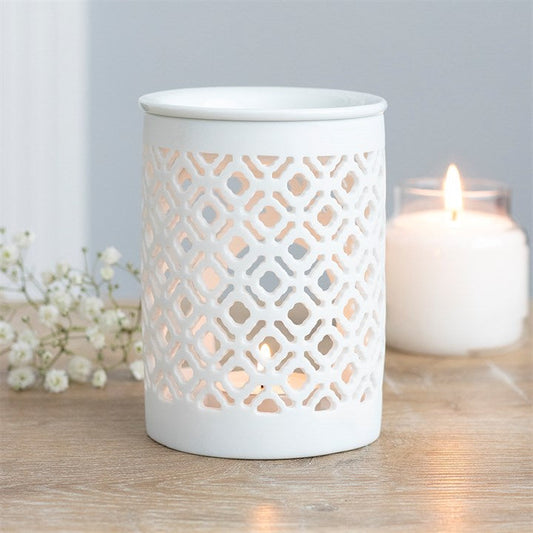 Lattice Cut Wax Warmer